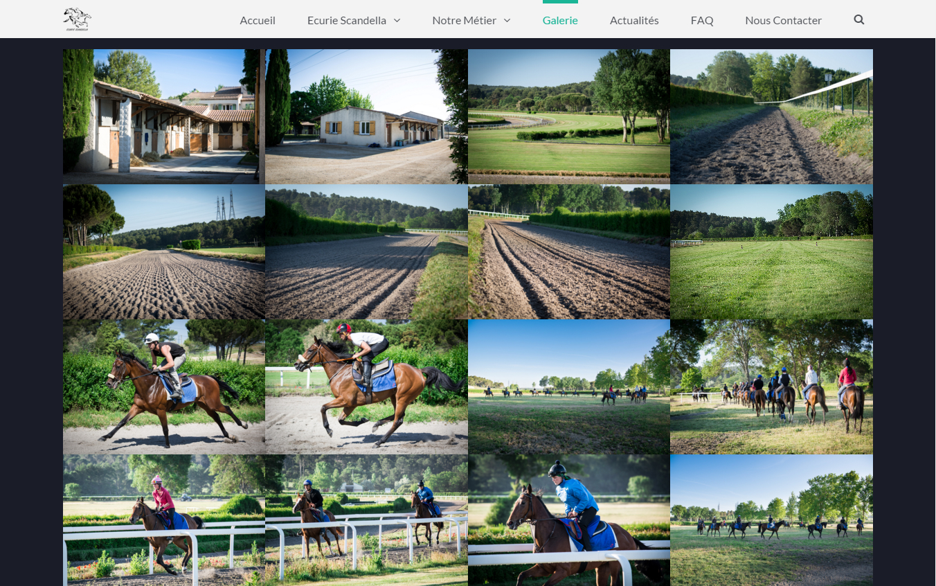 Ecurie Scandella - Galerie Page